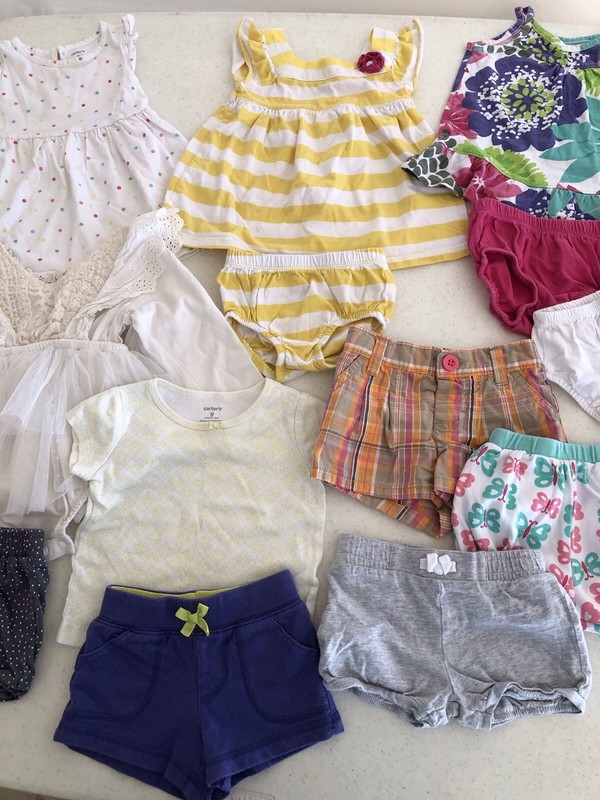 Baby Girl Clothes Size 9 Mo Lot of 12 Pieces Various Brands