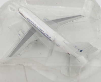 Herpa SAS Scandinavian Airbus A319 Model - 60th Anniversary Retro