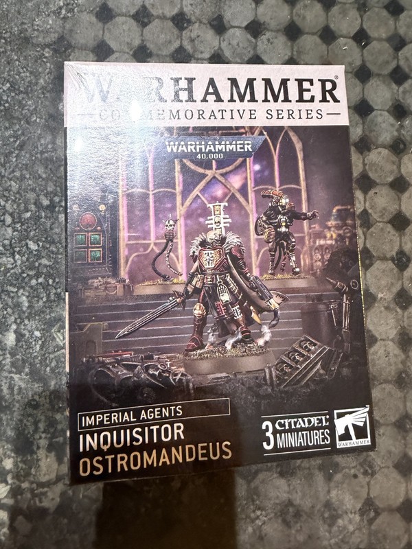 Games Workshop Warhammer 40K Commemorative Inquisitor Ostromandeus Miniature