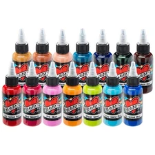 MOMs Millennium Tattoo Ink - 14 Anniversary Color Set - 1/2 oz