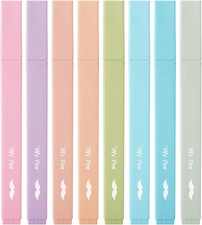 Mr. Pen- Aesthetic Highlighters No Bleed, 8 Pack, Pastel Vintage Colors, Chise