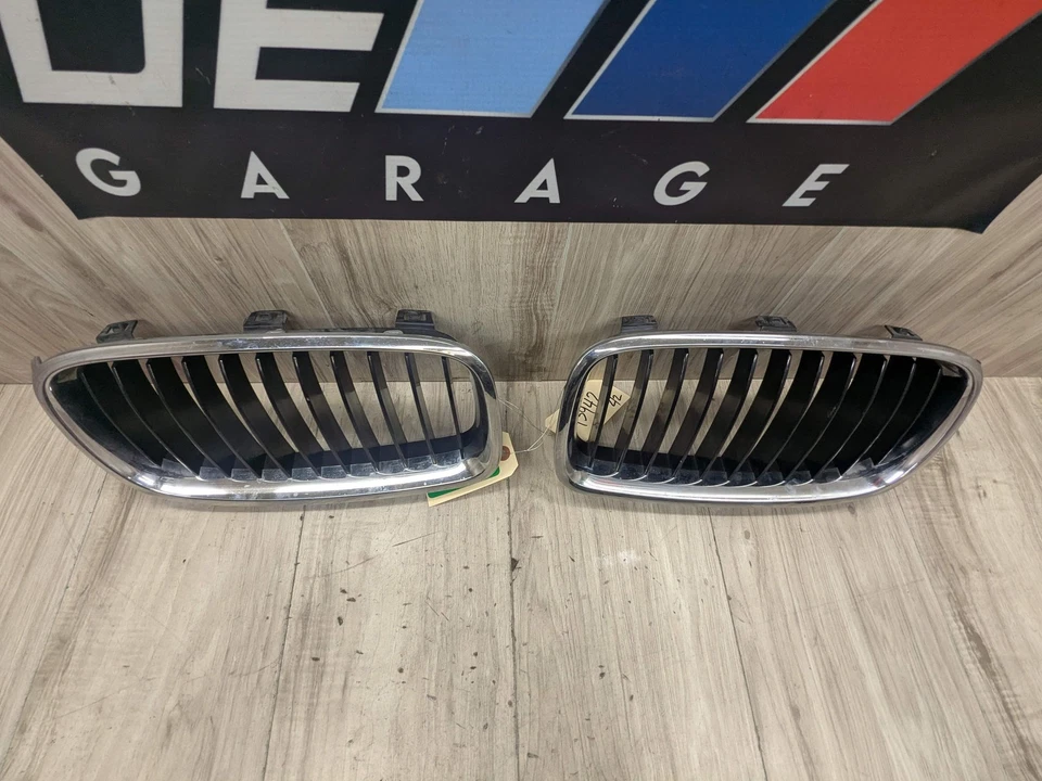 OEM BMW F30 F31 328 330 335 340 parachoques superior delantero izquierdo derecho juego de rejillas de riñón Foto 4 de 4