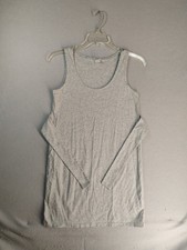 J Crew Womens Dress Small Gray Sleeveless Scoop Neck Solid Belted Pullover