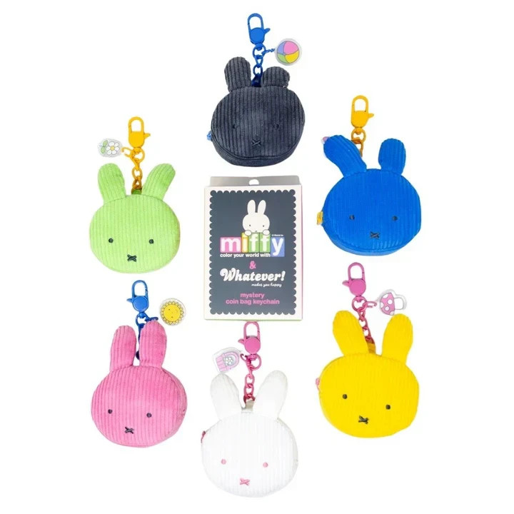 Whatever Makes You Happy Miffy Corduroy Head Blind Box Coin Bag