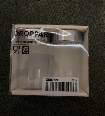 IKEA Droppar Frosted Glass Spice Jars by Maya Robert 401.136.13