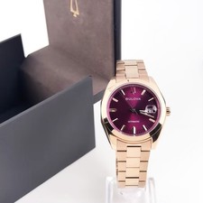 Orologio Uomo Automatico Bulova Surveyor 97B234 Quadrante Viola Oro Rosa 39MM