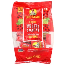 Raisin Mini Snacks, 12 Boxes, 0.5 oz Each
