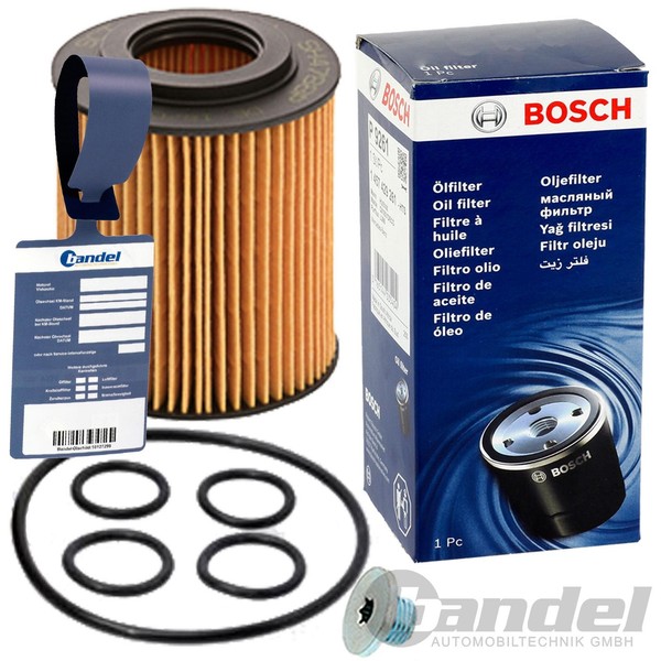 Bosch ÖLfilter F026407073 FüR Opel Astra H J Corsa D Zafira B Meriva A B Mokka-image