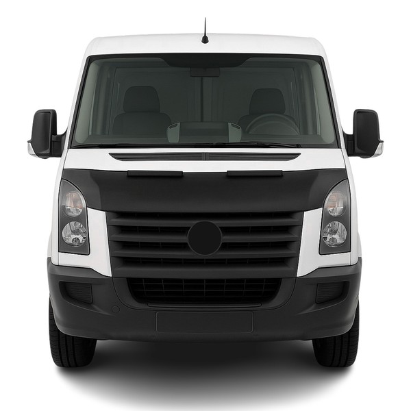 Haubenbra Steinschlagschutz Bonnet Bra FüR VW Crafter 2006-2017 Schwarz Halb-image
