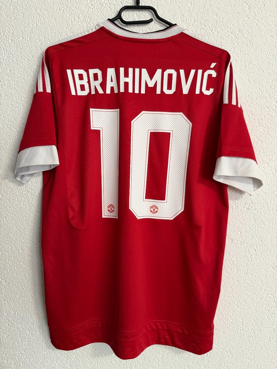 Zlatan Ibrahimovic #10 Shirt Manchester United Jersey Adidas M