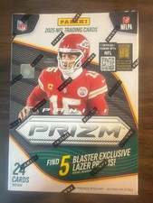 (1)) Sealed 2025 NFL Panini Prizm Football Blaster Box (Lazer Prizms!)