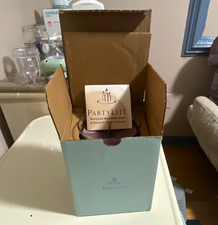 Vintage PartyLite Best Burn Slim Hurricane Jar Candle Mulberry Scent 16.9 oz G05