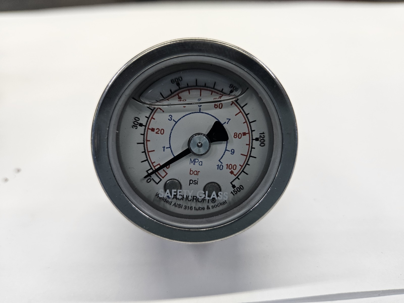 VEKTEK 72-1221-39 / 72122139 Pressure Gauge 1500 PSI