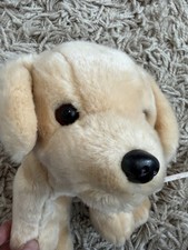 1999 Beanie Buddy Ty Golden Retriever Dog Plush Yellow Lab Stuffed Animal