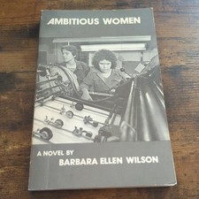 Barbara Ellen Wilson AMBITIOUS WOMEN 1st ed PB 1982, Novel of Working Feminists