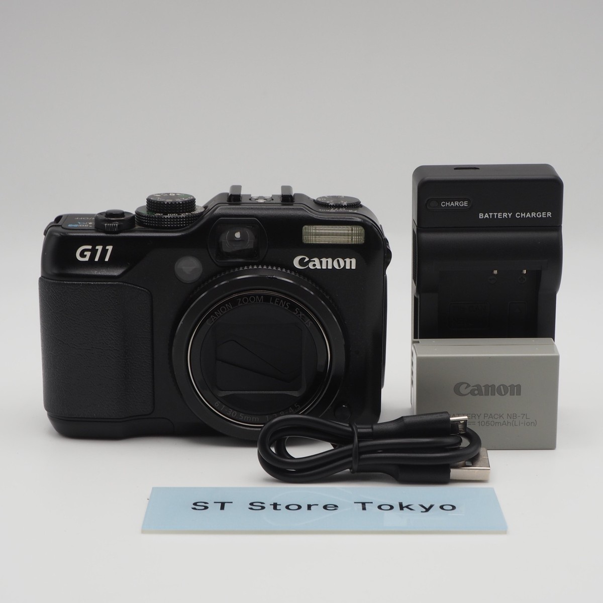 Canon G11 デジタルカメラ 本体とバッテリー Canon PowerShot G11 10MP Digital Camera 5x Zoom Black Tested w