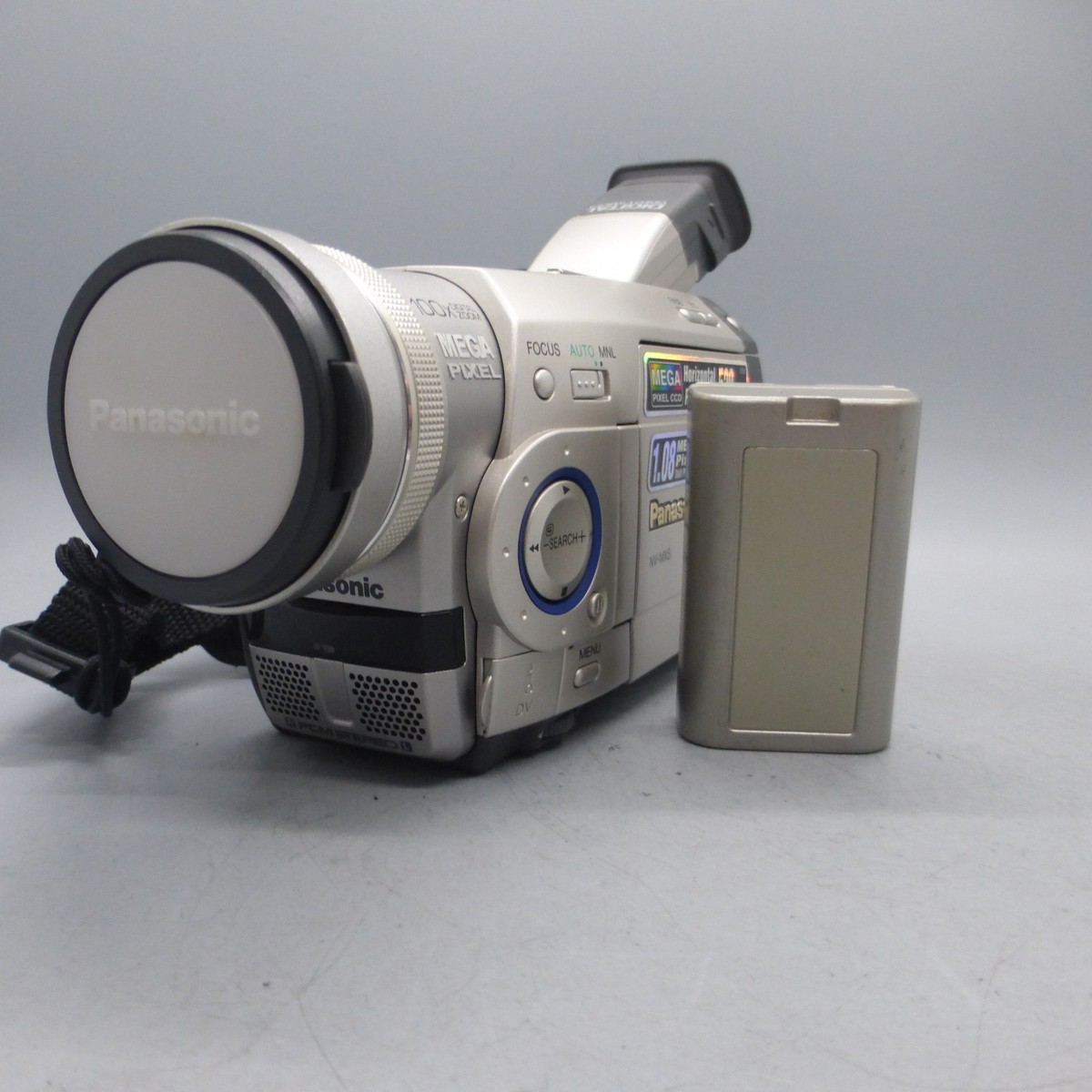 Panasonic NV-MX5 Handheld MiniDV Cassette Camcorder Silver Tested