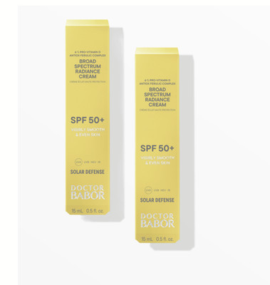 Babor  6% Vitamin D Broad Spectrum Cream Solar SPF 50+ 2x 15ml  (30ml)