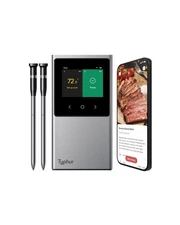 Typhur Sync WiFi Wireless Meat Thermometer Digital, 2 Probes, Smart Base, LCD...