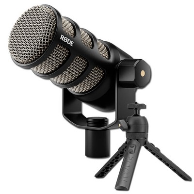 Rode PodMic Dynamic Podcasting Microphone with Rode Tripod 2