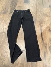 Wrangler Boys Cowboy Cut Original Fit Black Jeans 16 Slim EUC