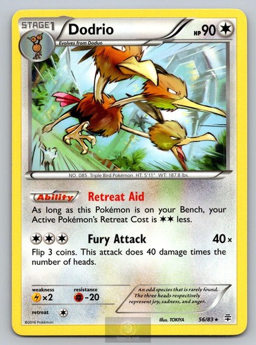 DODRIO 56/83 R GENERATIONS POKEMON NM/M
