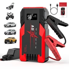 4000A Jump Starter Portable 12V Car Battery Booster Power Bank Pack Charger