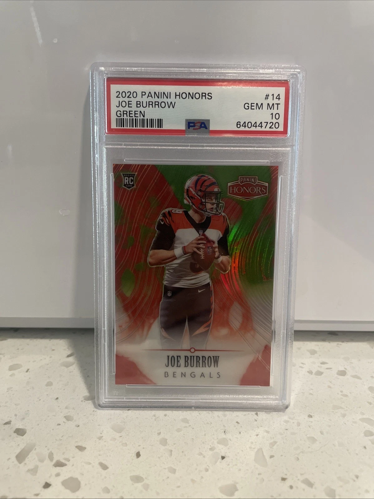 Joe Burrow Panini Honors #14 Green