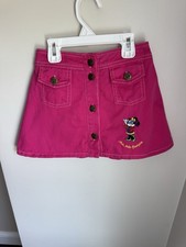 Disney Vintage Pink Oo La La Minnie Skirt Size 4