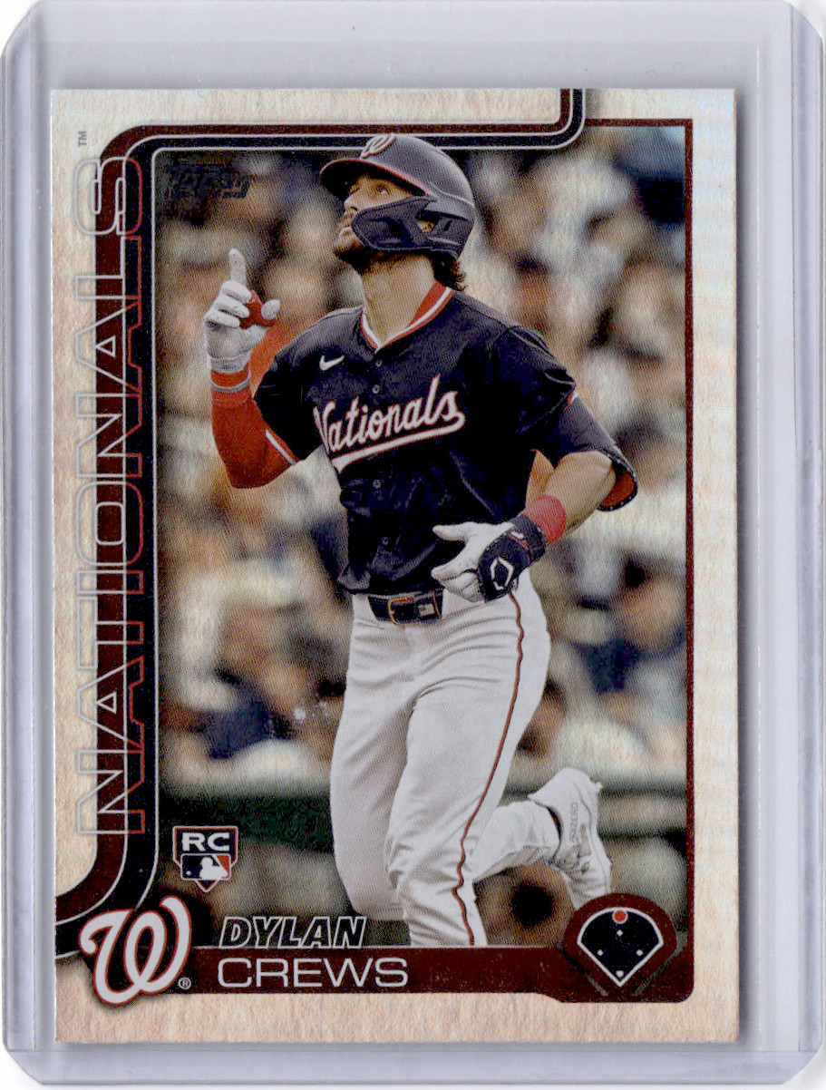 2025 Topps Series 1 - Dylan Crews #74 Rainbow Foilboard (RC)