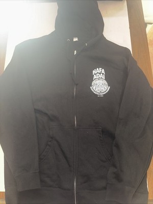 Independent HAFA ADAI Black Hoodie Polynesian Hawaiian Islands Rare XL Full Zip