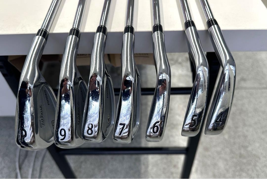 タイトリスト　CB718　4〜P　アイアン7本セットMODUS3 105S Titleist CB718 4-P Iron 7-P Set Modus3 105S used, 25 rounds