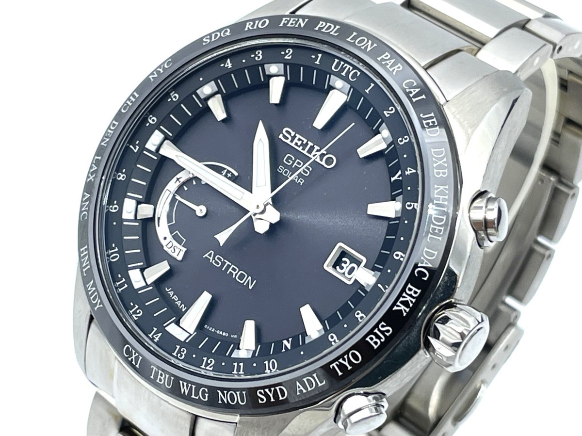 SEIKO ASTRON GPS Radio Wave Solar Titanium Men