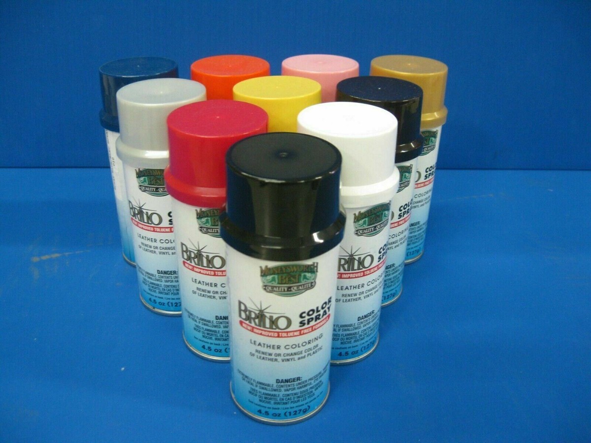 M&B BRILLO Shoe Color Spray Leather Paint Leather Vinyl Coloring
