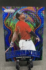 2022 Panini Prizm Illumination Blue Mojo #IL-11 Xander Bogaerts 5/199 - Red Sox
