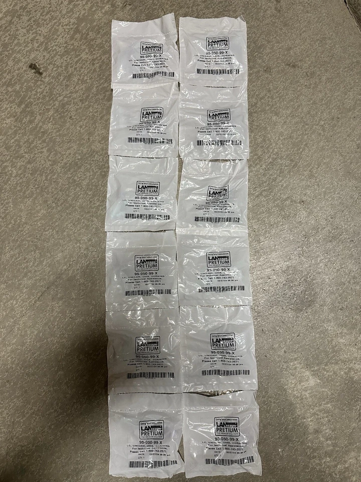 95-050-99-X Corning UniCam LC Male, Multimode 50/125, OM3/OM4, Quanity 12 - Image 2 of 2