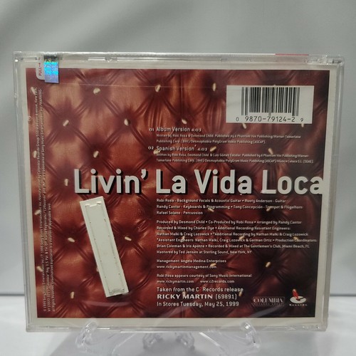 Ricky Martin Livin La Vida Loca CD Sealed Single 1999 Columbia Records - Picture 6 of 10