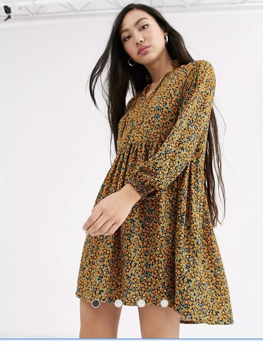 smock dress monki