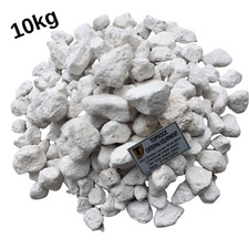 10 KG *** WHITE COMMERCIAL PUMICE STONE GAS BBQ CHAR GRILL LAVA ROCK