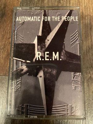 R.E.M. Automatic For the People (1992) Cassette Warner Bros 45055-4 RARE YELLOW