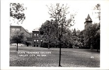 Real Photo Postcard State Teachers College in Valley City, North Dakota