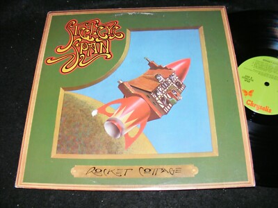 STEELEYE SPAN 1976 Celtic Folk Rock ROCKET COTTAGE US Issue Chrysalis Green Lbls