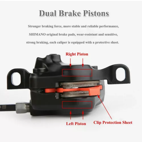 Shimano BR MT200 MTB Hydraulic Disc Brake Set Mountain Bike Brake Front Rear New - Picture 5 of 19