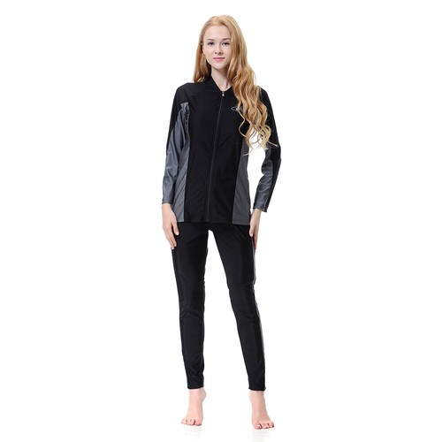 Muslim Women Full Cover Swimwear Modest Burkini Islamic Bathing Summer Beachwear - Picture 36 of 42