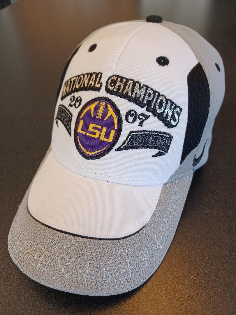LSU Nike 2007 Football National Champions Embroidered Adjustable