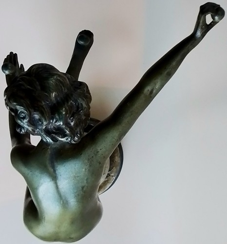 ANTIQUE BRONZE FEMALE JUGGLER BY CLAIRE COLINET-LOOK ! - 第 7/15 張圖片
