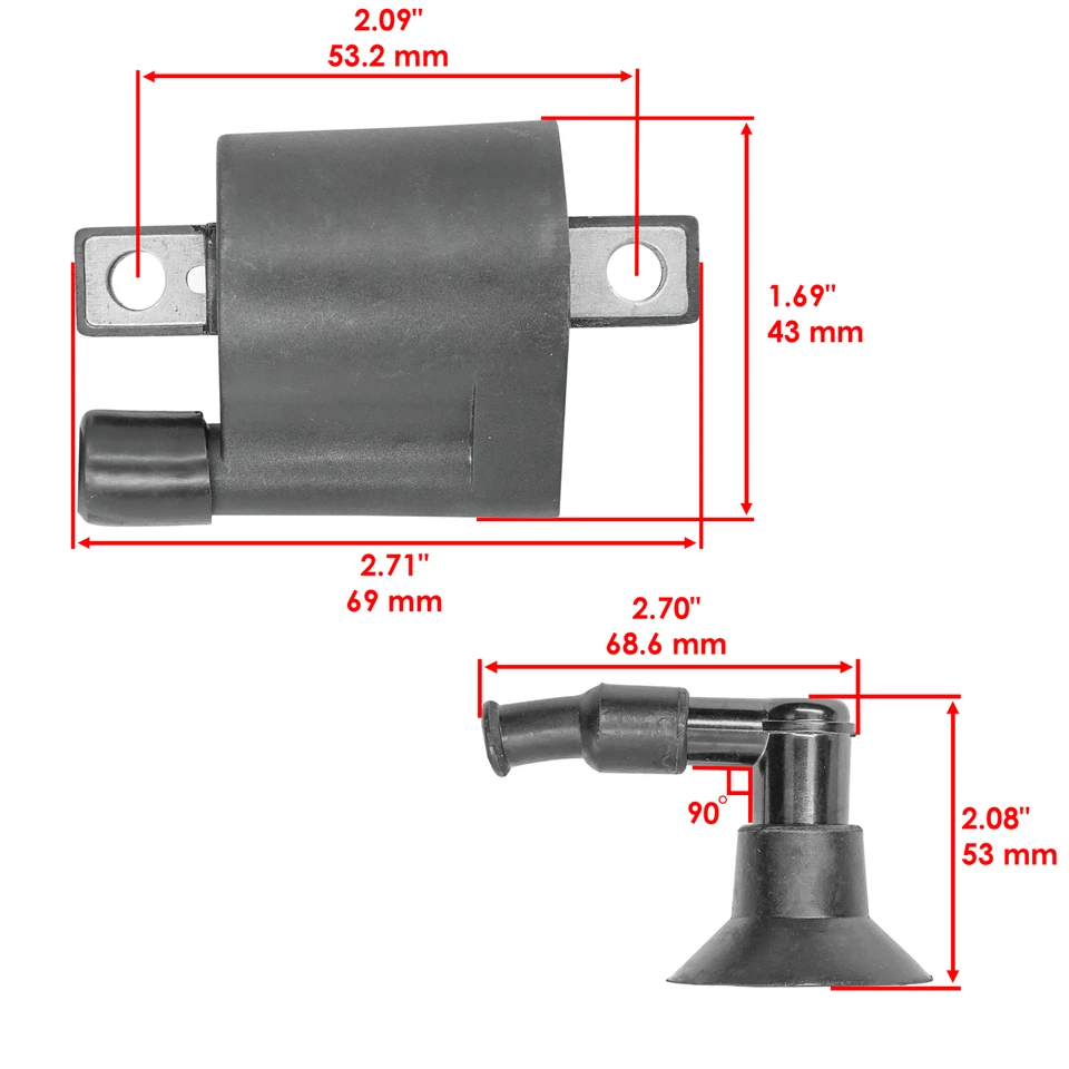 Stator for Polaris Scrambler 90 Starter Ignition Coil 2001 2002 2003 Atv New - Image 4 of 4
