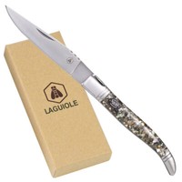 Laguiole Taschenmesser Abalone Shell Klappmesser Jagd Edelstahl Messer