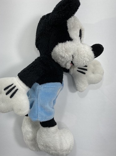 Walt Disney World Mickey Mouse Tiny Fuzzy Stuffed Animal Plush Blue Shorts 9” - Picture 8 of 12