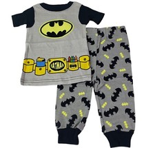 AME Little Boys Toddler Batman 2 Piece Pajama Set Size 12-Months New